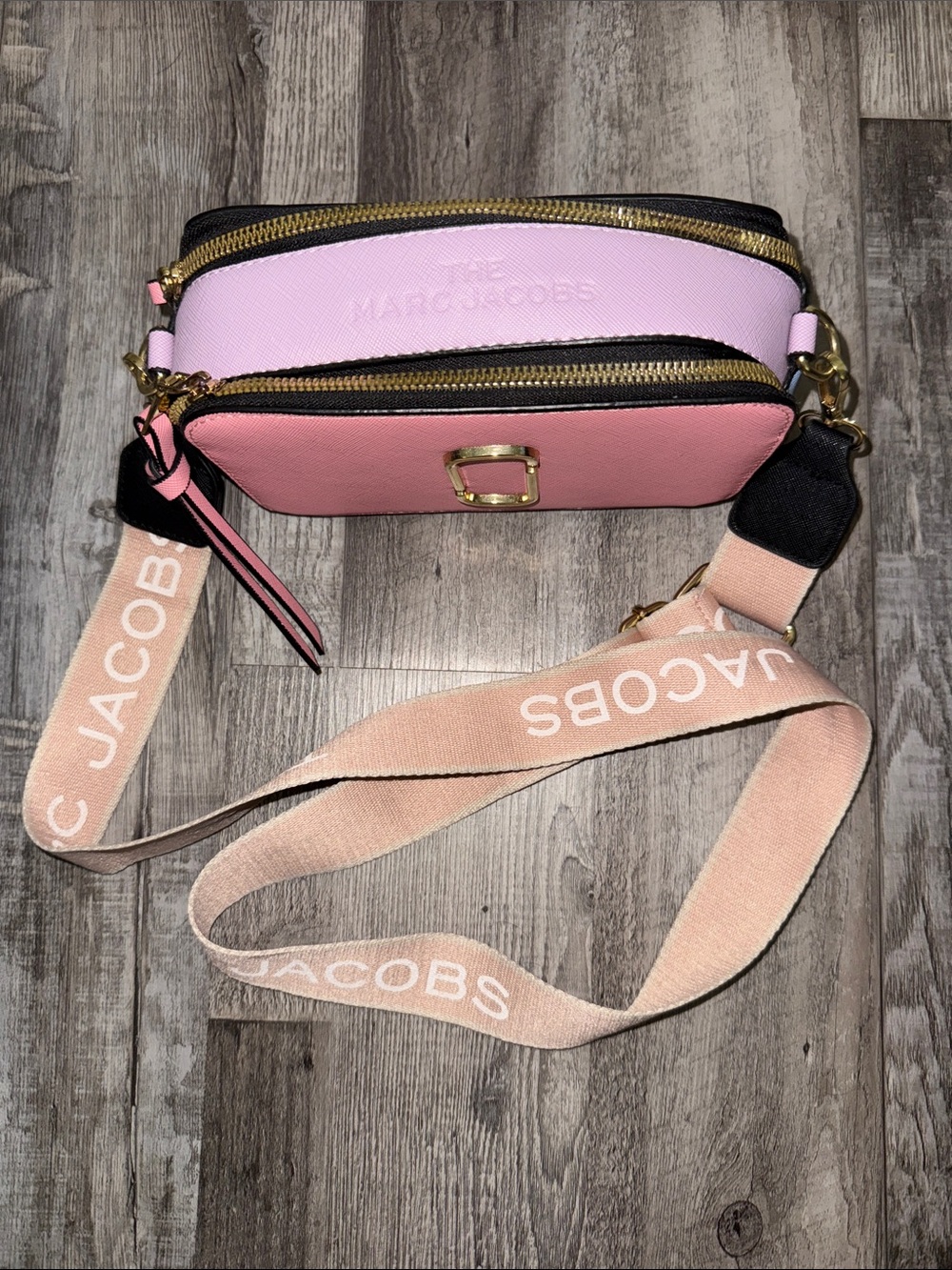 Marc Jacobs Pink and Lavender Snapshot Crossbody Bag - Picture 3 of 8